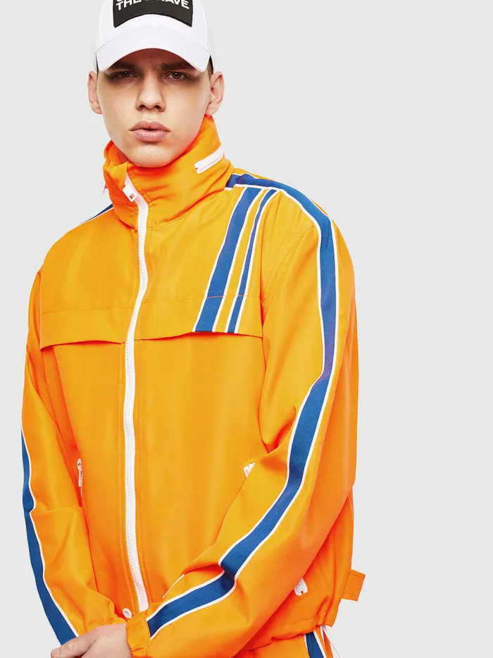 Diesel Jackets Mens JBROCK Orange