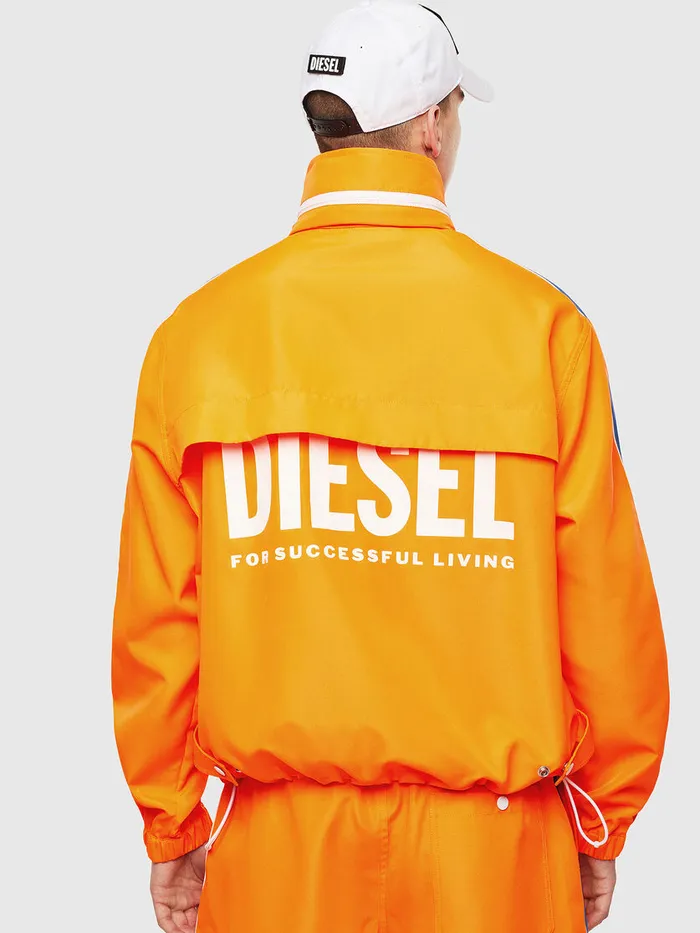 Diesel Jackets Mens JBROCK Orange