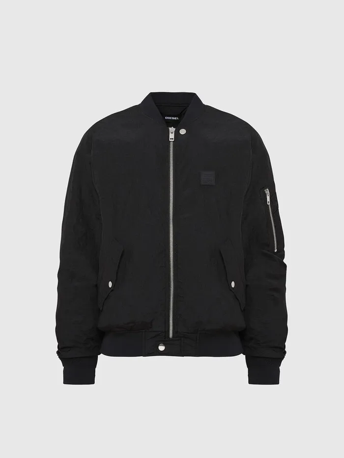 Diesel Jackets Mens JDUSTKA Black