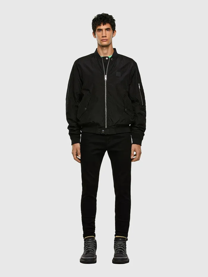 Diesel Jackets Mens JDUSTKA Black