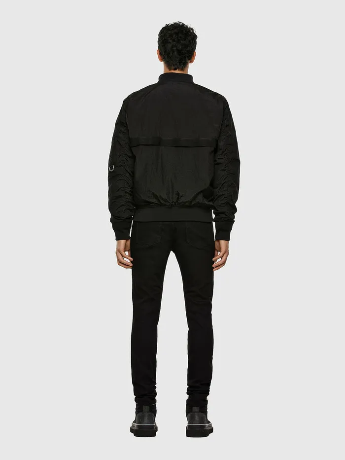 Diesel Jackets Mens JDUSTKA Black