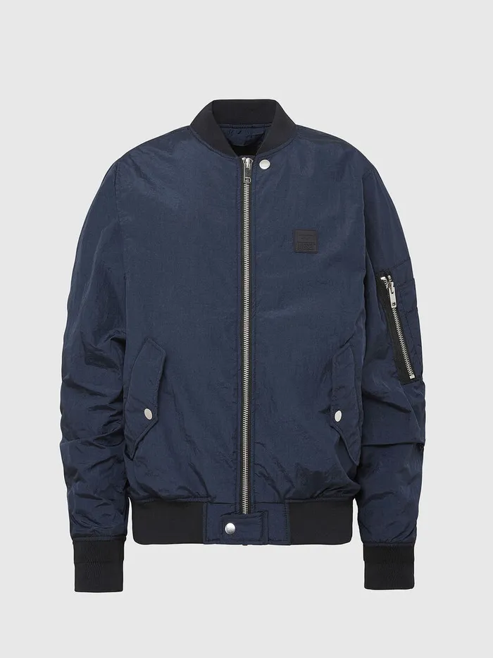 Diesel Jackets Mens JDUSTKA Dark Blue