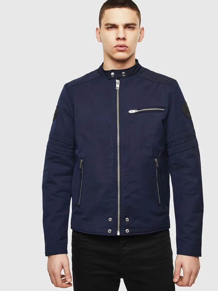 Diesel Jackets Mens JGLORY Dark Blue