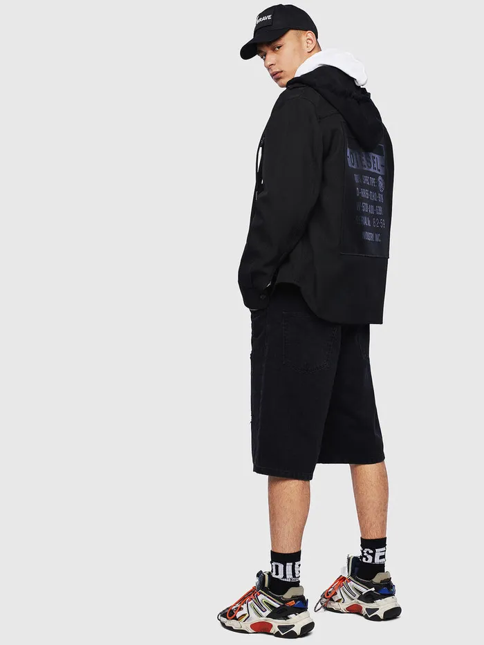 Diesel Jackets Mens JJESSYHOOD Black