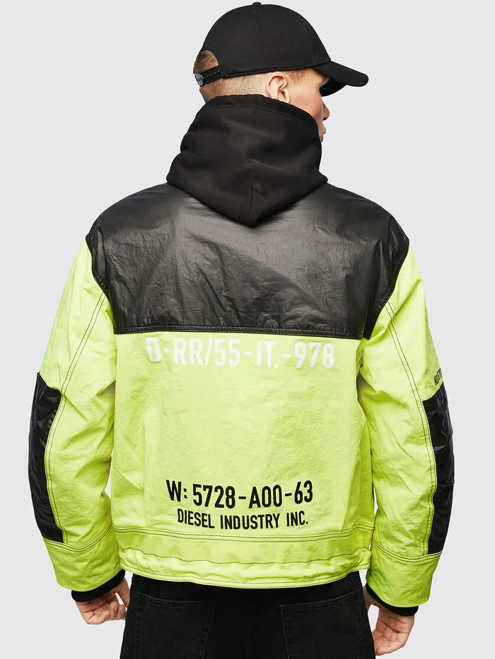 Diesel Jackets Mens JKENDY Yellow