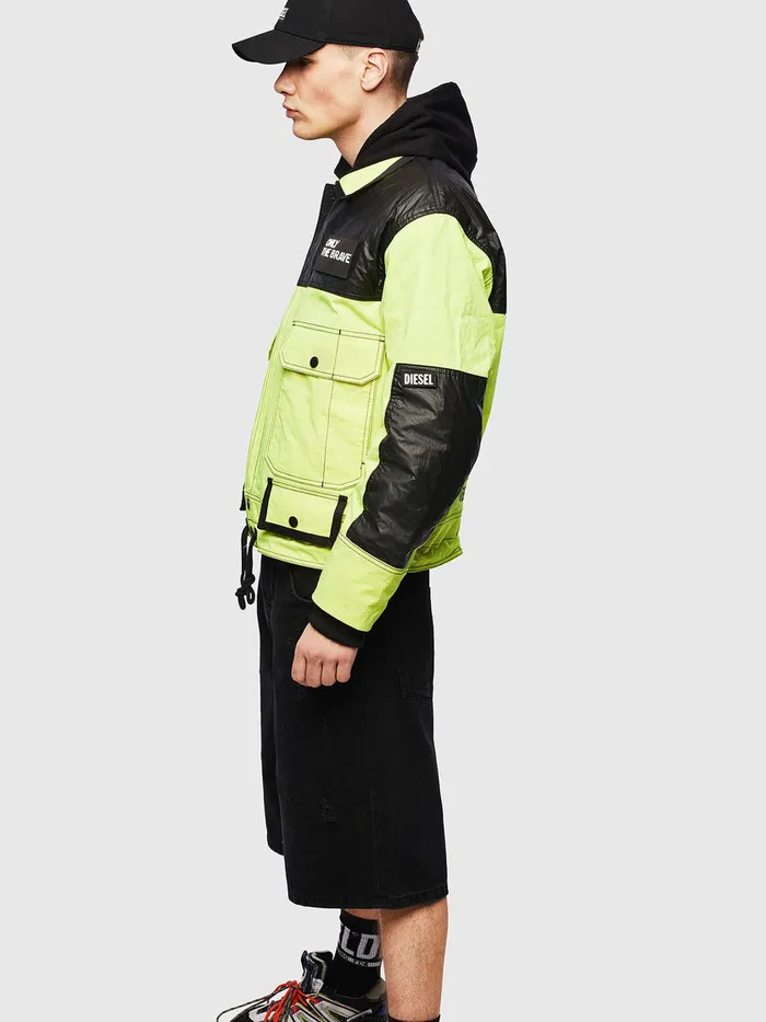 Diesel Jackets Mens JKENDY Yellow