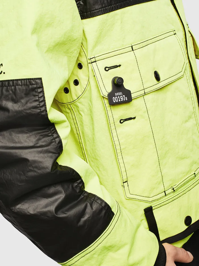 Diesel Jackets Mens JKENDY Yellow