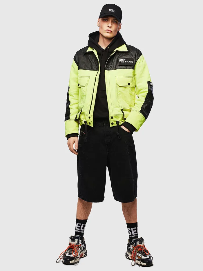 Diesel Jackets Mens JKENDY Yellow