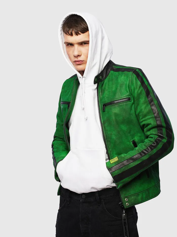 Diesel Jackets Mens LBOYA Green