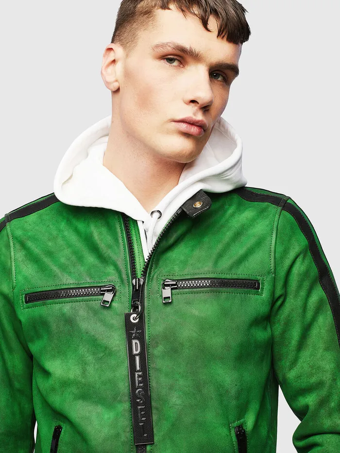 Diesel Jackets Mens LBOYA Green
