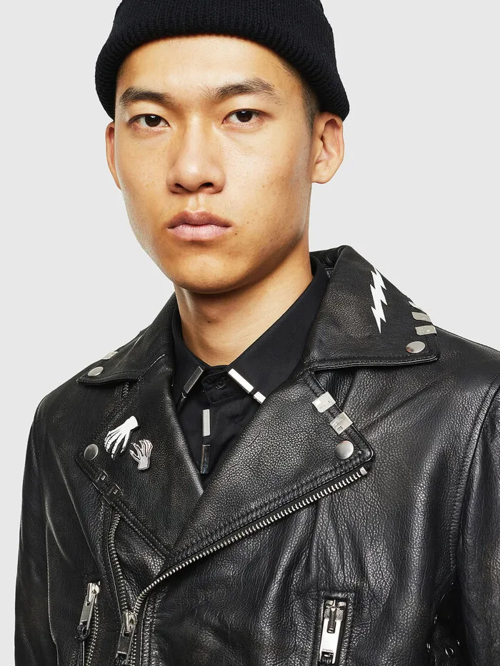Diesel Jackets Mens LGOTIVA Black