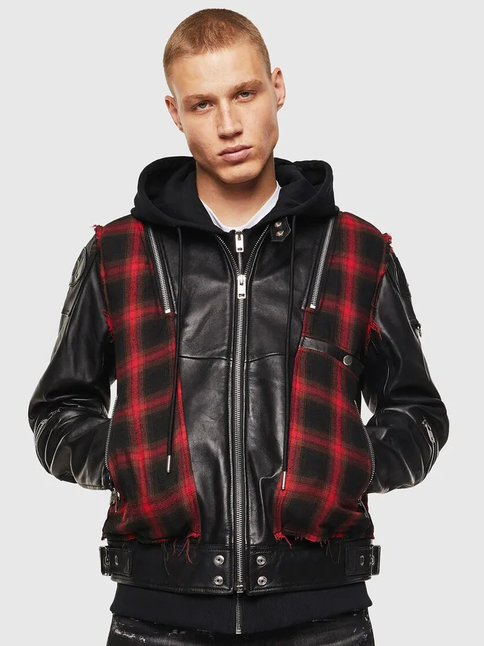 Diesel Jackets Mens LNORMAN Black