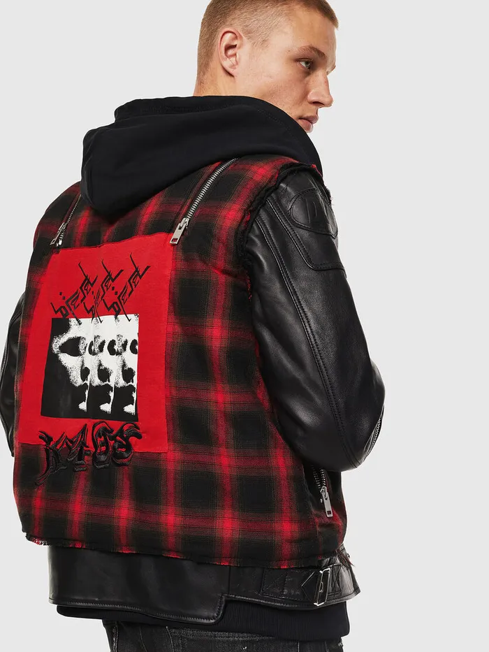 Diesel Jackets Mens LNORMAN Black