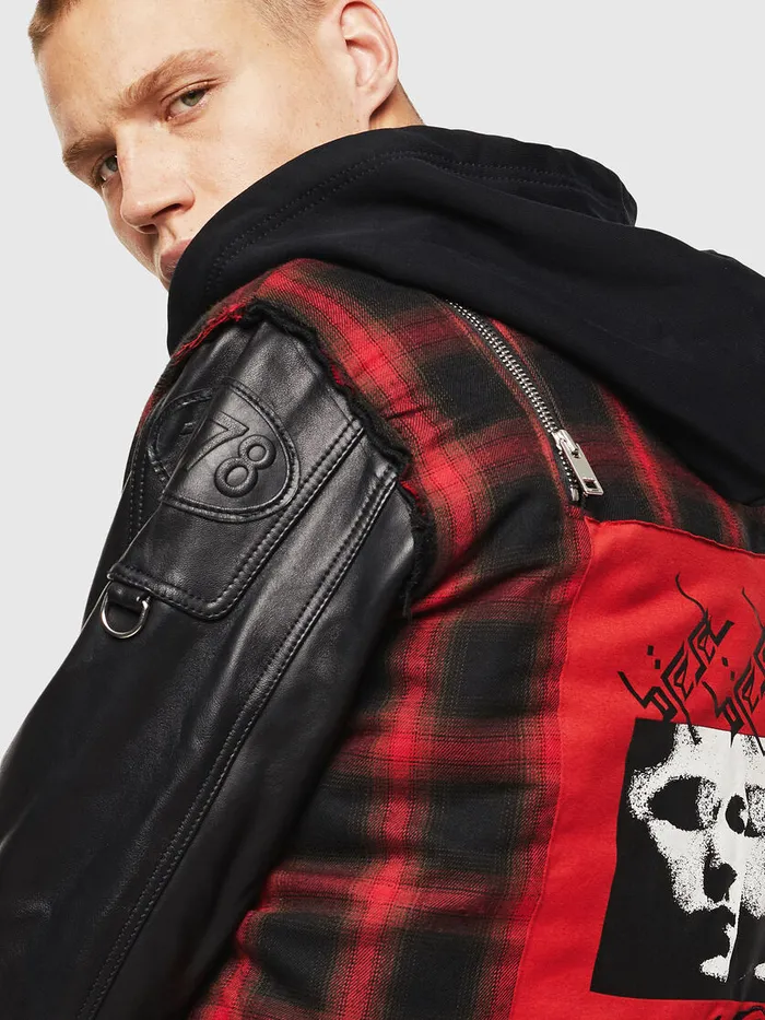 Diesel Jackets Mens LNORMAN Black