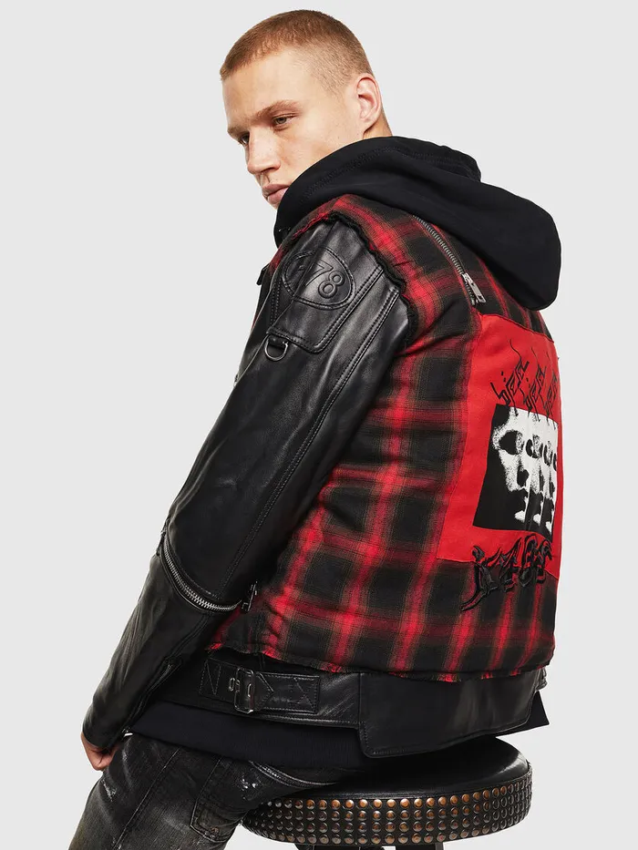 Diesel Jackets Mens LNORMAN Black