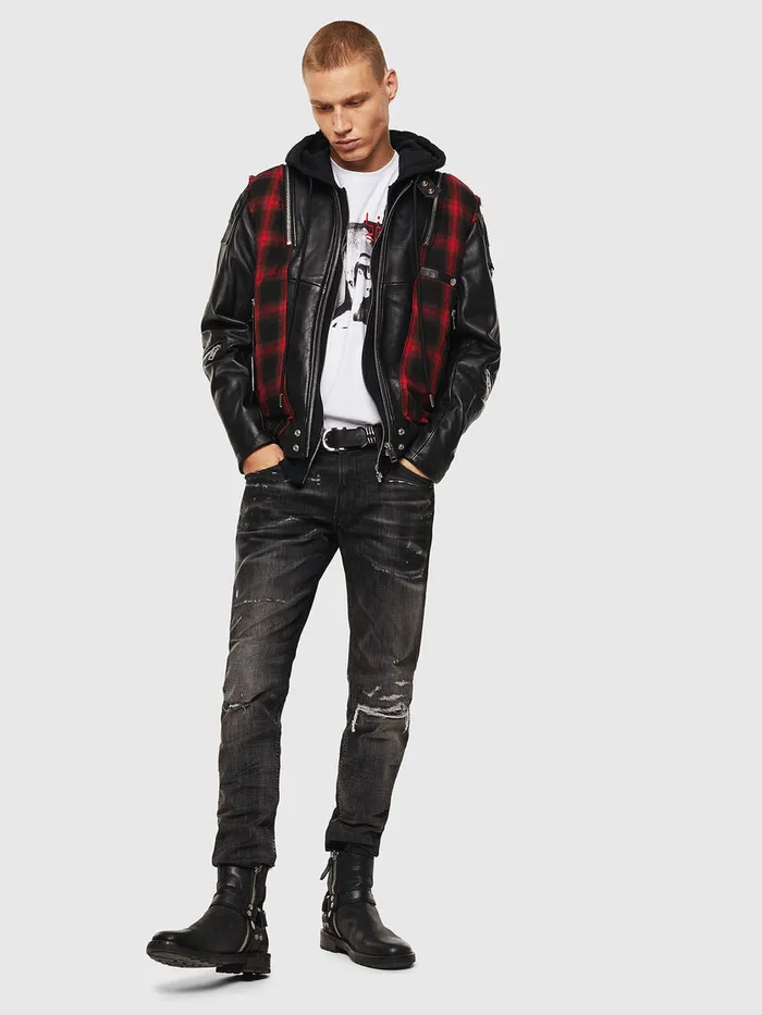 Diesel Jackets Mens LNORMAN Black