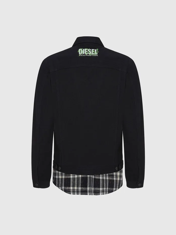 Diesel Jackets Mens NHILLC Black