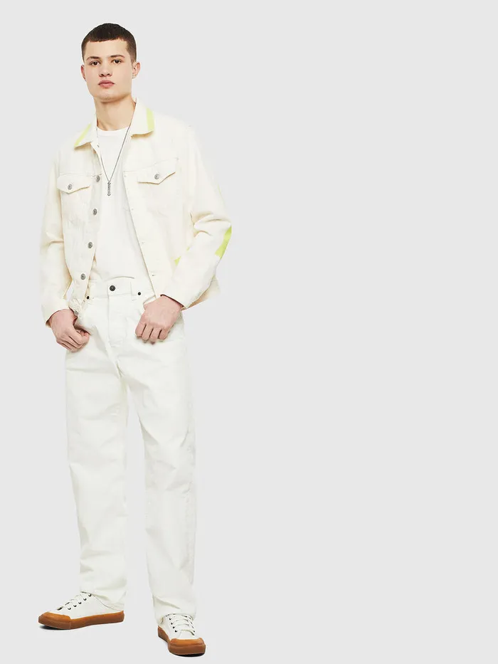 Diesel Jackets Mens NHILLSP White