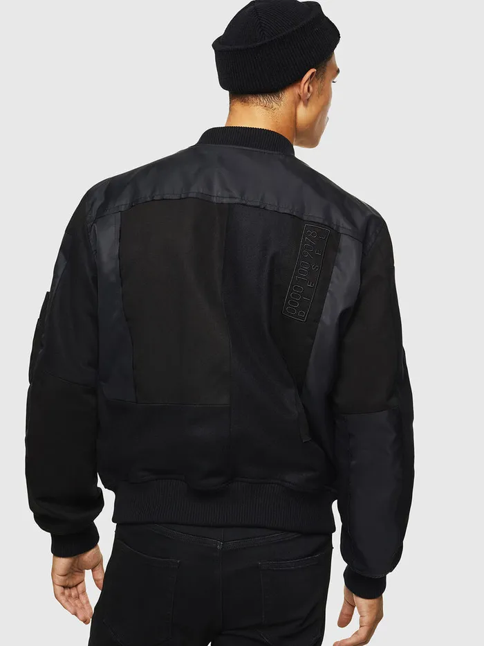 Diesel Jackets Mens WGARBO Black