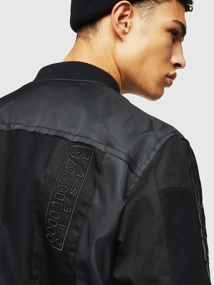 Diesel Jackets Mens WGARBO Black