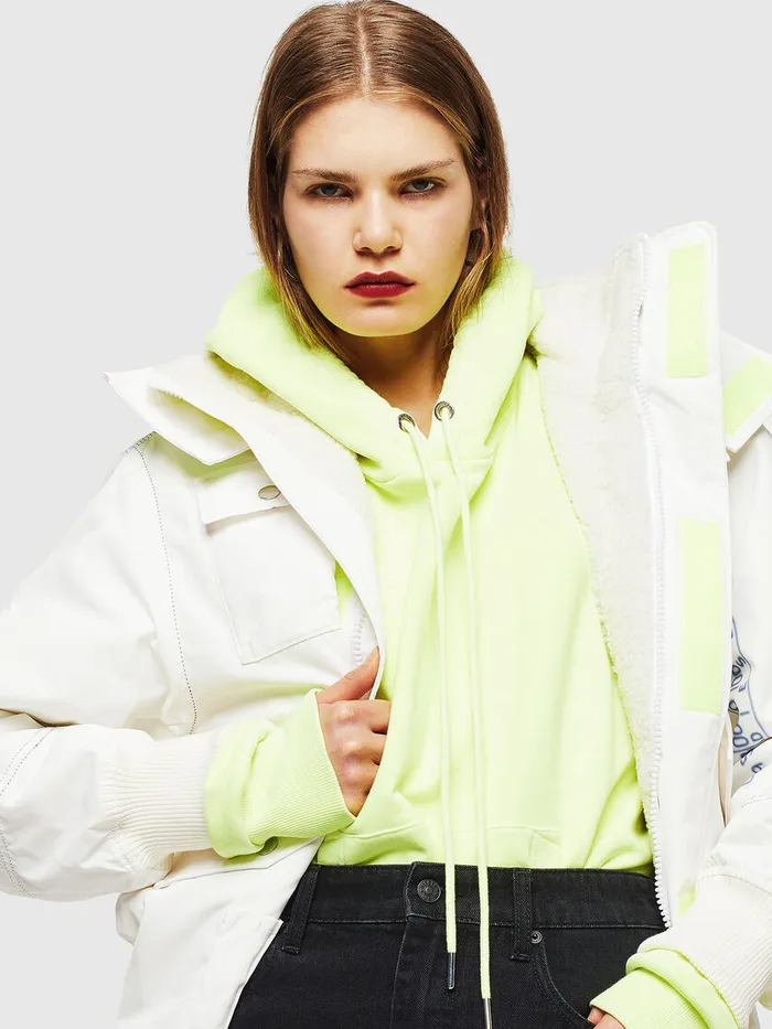 Diesel Jackets Mens WOKSO White