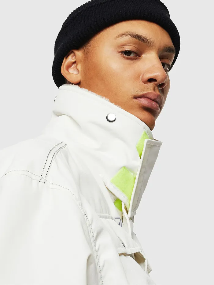 Diesel Jackets Mens WOKSO White