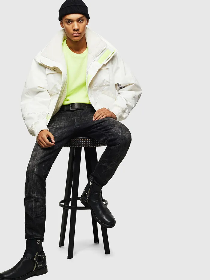 Diesel Jackets Mens WOKSO White