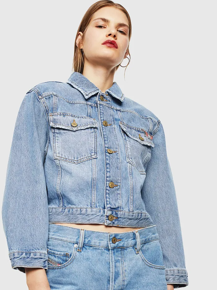 Diesel Jackets Womens DECATY Light Blue