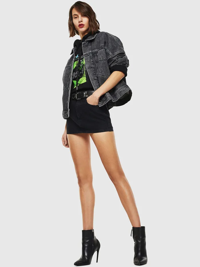 Diesel Jackets Womens DEJALA BlackDark grey