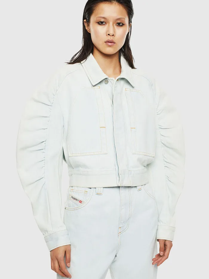 Diesel Jackets Womens DEMERYLR Light Blue