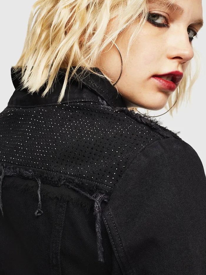 Diesel Jackets Womens DESVAUPY Black