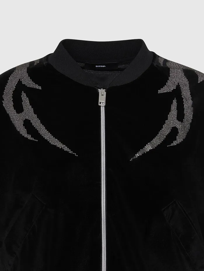 Diesel Jackets Womens FCHINIL Black