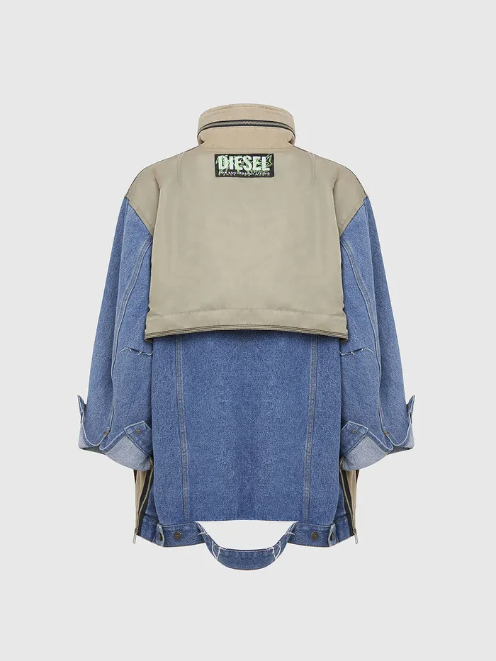 Diesel Jackets Womens GCLARICE BeigeBlue