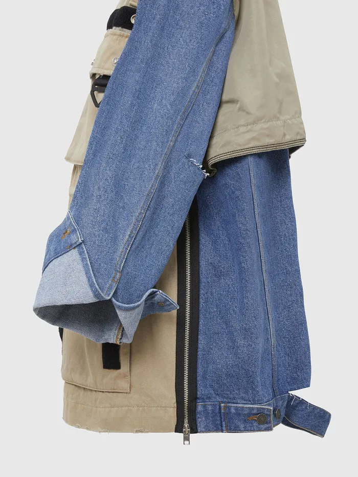Diesel Jackets Womens GCLARICE BeigeBlue