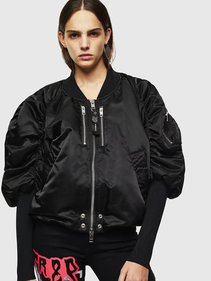 Diesel Jackets Womens GDOFI Black