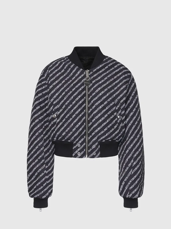 Diesel Jackets Womens GMANUAREV Black