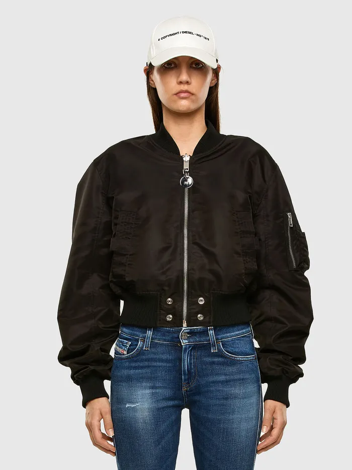 Diesel Jackets Womens GMANUAREV Black