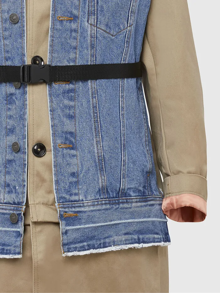 Diesel Jackets Womens WCHARIE BeigeBlue