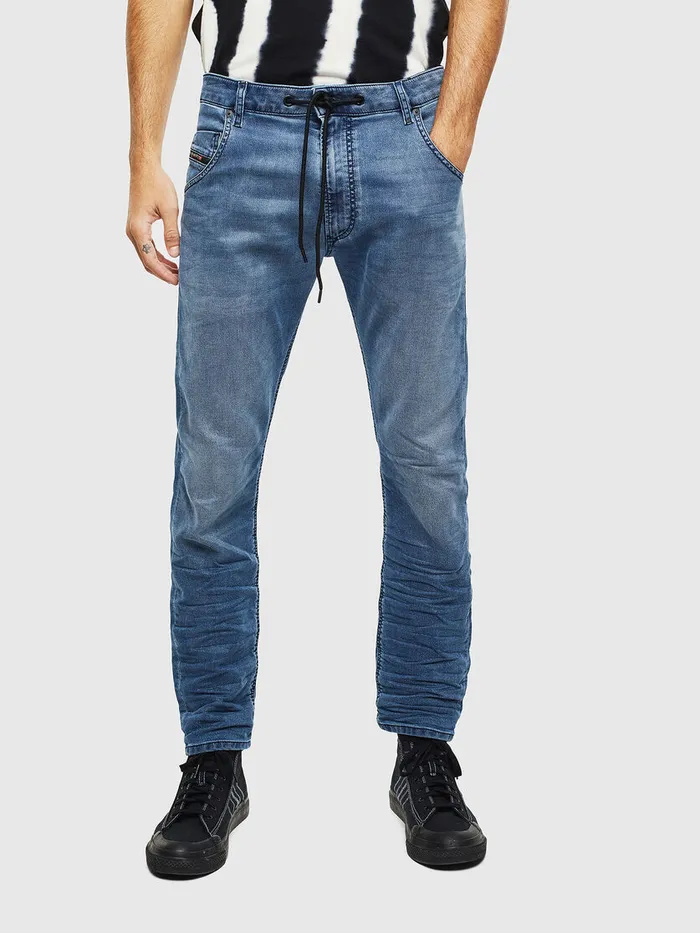Diesel JoggJeans Mens Krooley JoggJeans 069MA Medium blue Gift Ideas