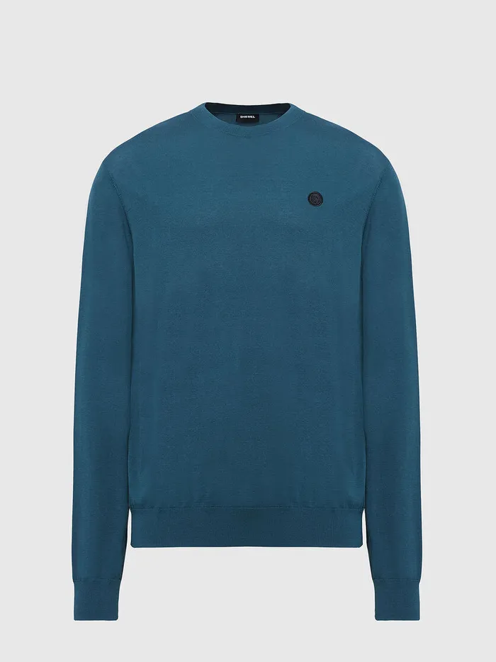Diesel Knitwear Mens KCROFT Water Green Casaul