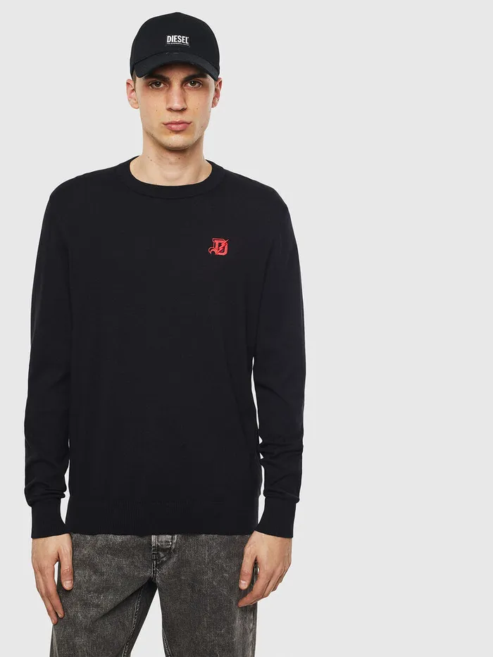 Diesel Knitwear Mens KFREEX Black Near Me