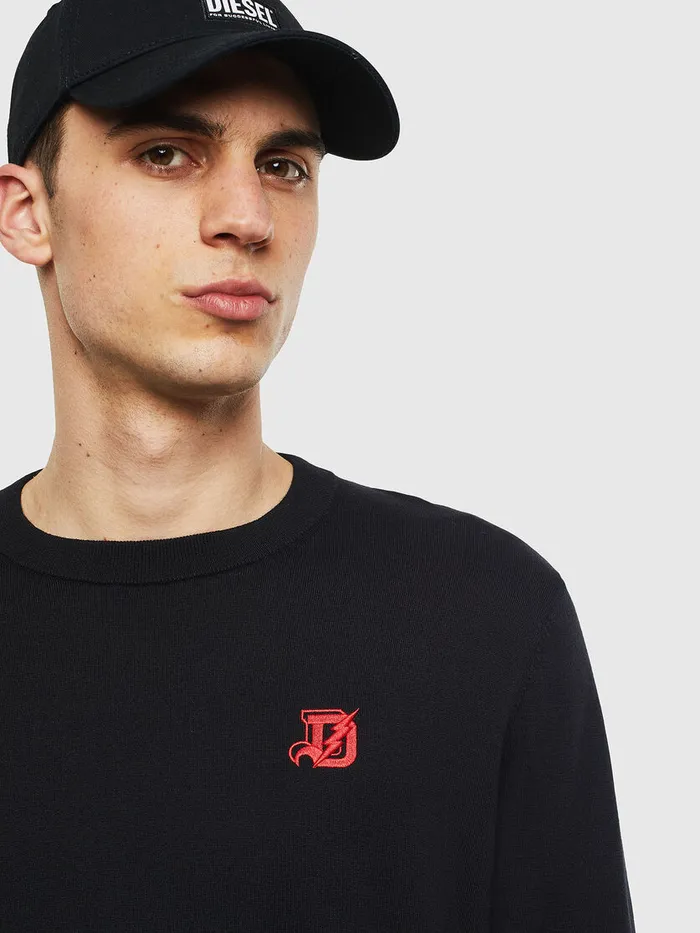 Diesel Knitwear Mens KFREEX Black Near Me