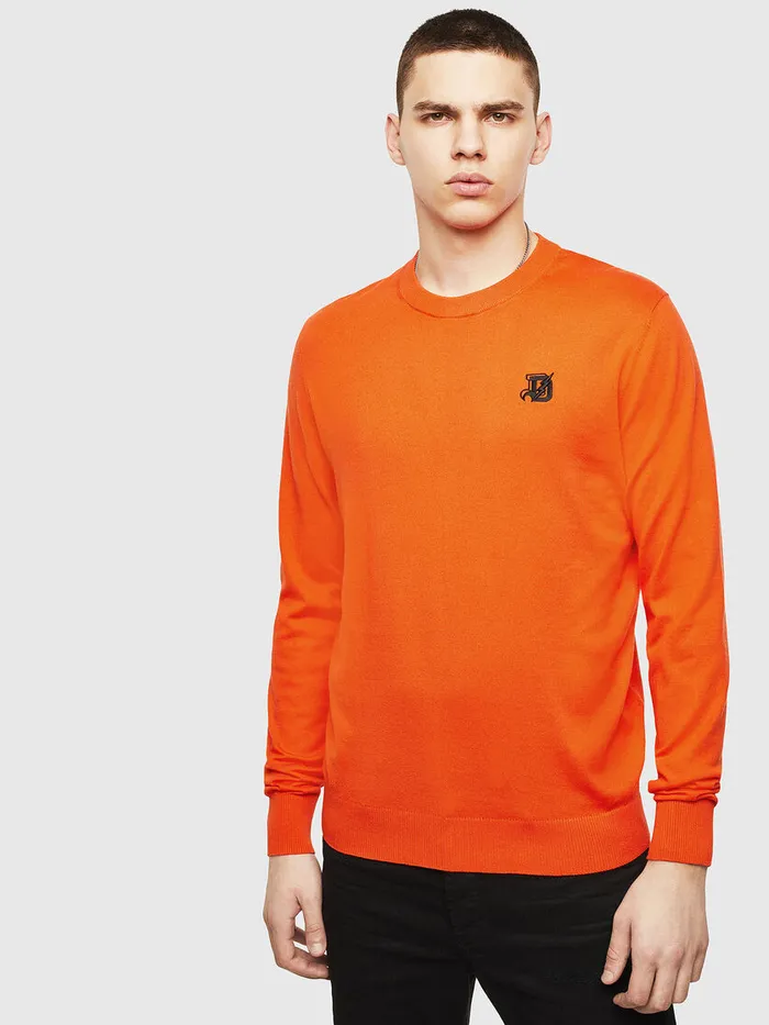 Diesel Knitwear Mens KFREEX Orange Online