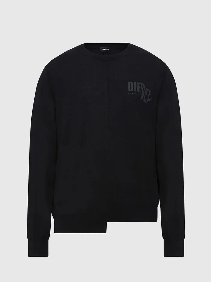 Diesel Knitwear Mens KHUGH Black Gift for Friend