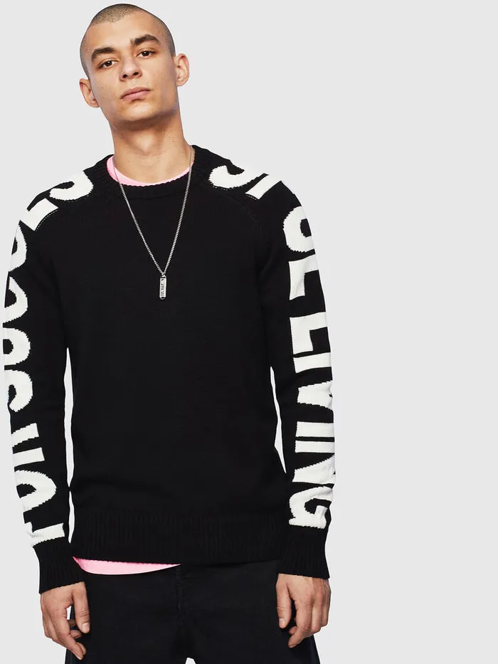 Diesel Knitwear Mens KINTARY Black Casaul