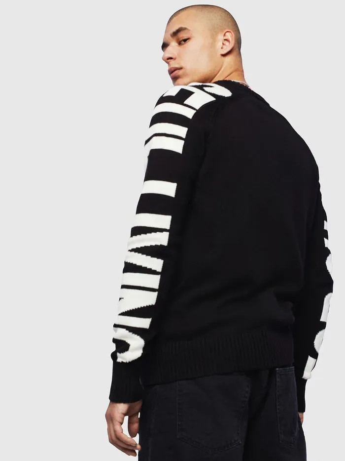 Diesel Knitwear Mens KINTARY Black Casaul