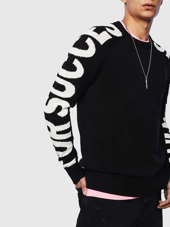 Diesel Knitwear Mens KINTARY Black Casaul
