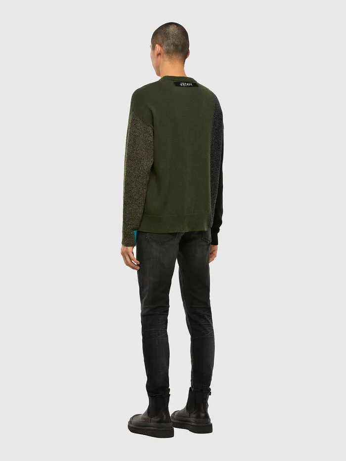 Diesel Knitwear Mens KMOSES Military Green Gift Ideas