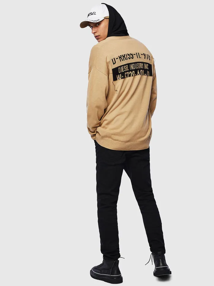 Diesel Knitwear Mens KNEXIT Beige On Sale