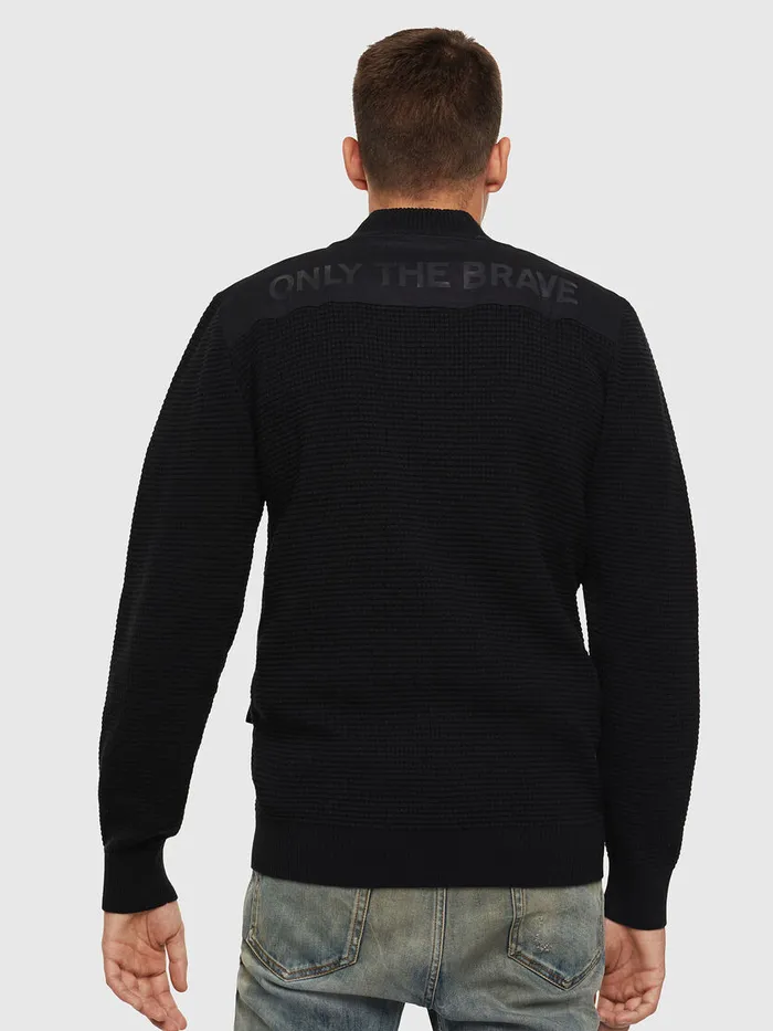 Diesel Knitwear Mens KPROXTER Black Gift for Friend